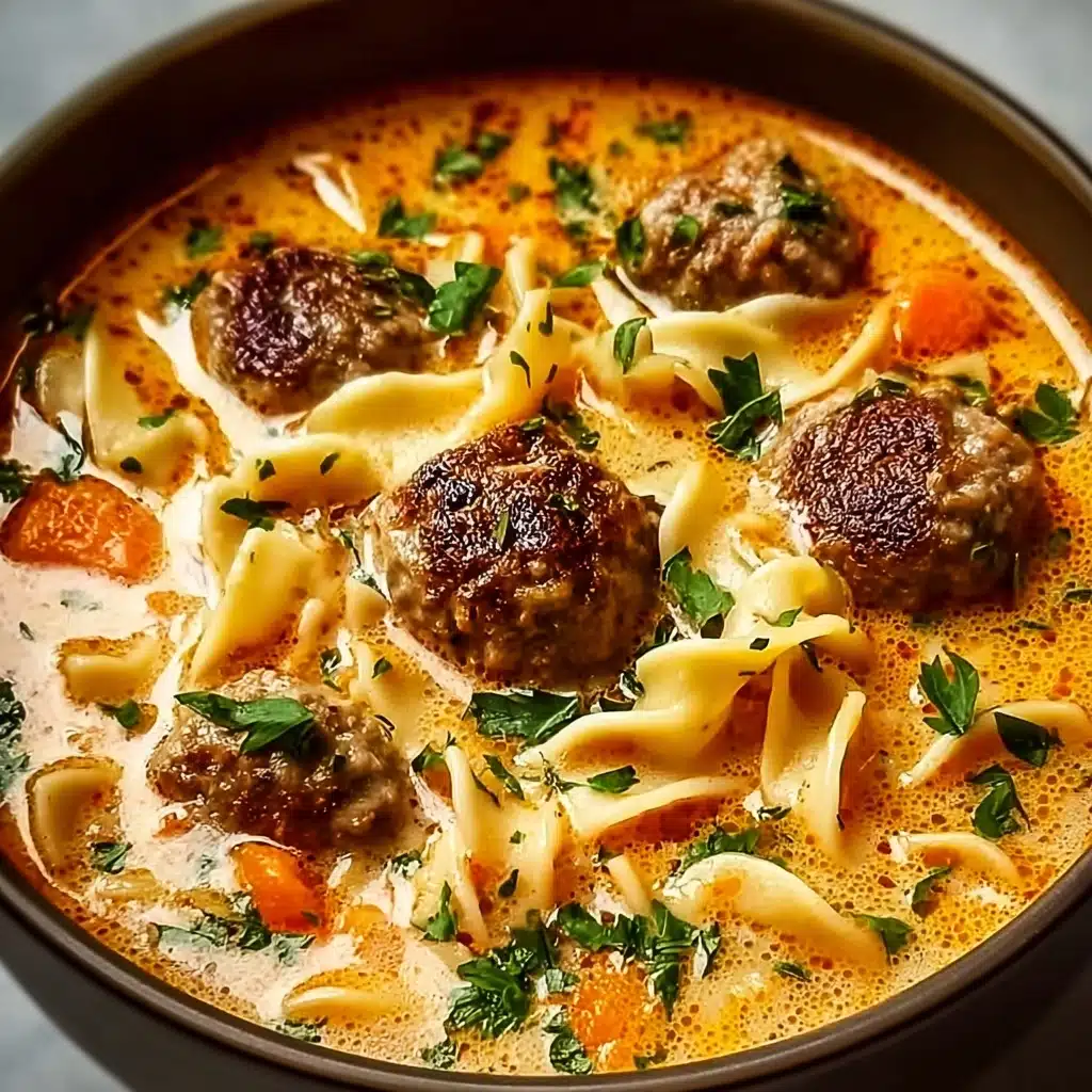 Creamy Italian Meatball Sou Recipe - Recipe Image