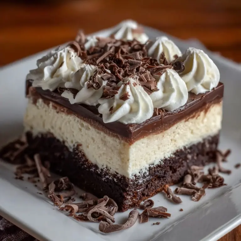 Brownie Refrigerator Cake Recipe