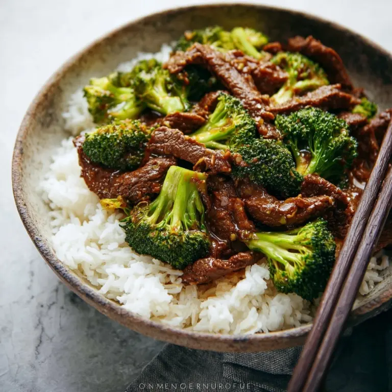 Chinese Beef and Broccoli (One Pan Take-Out) Recipe