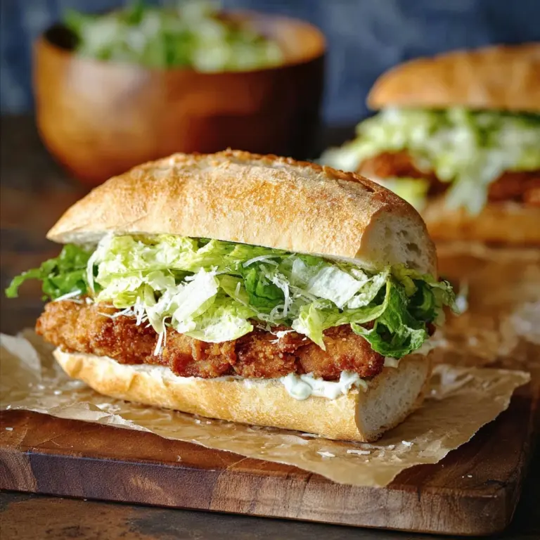 Crispy Chicken Caesar Sandwich Recipe