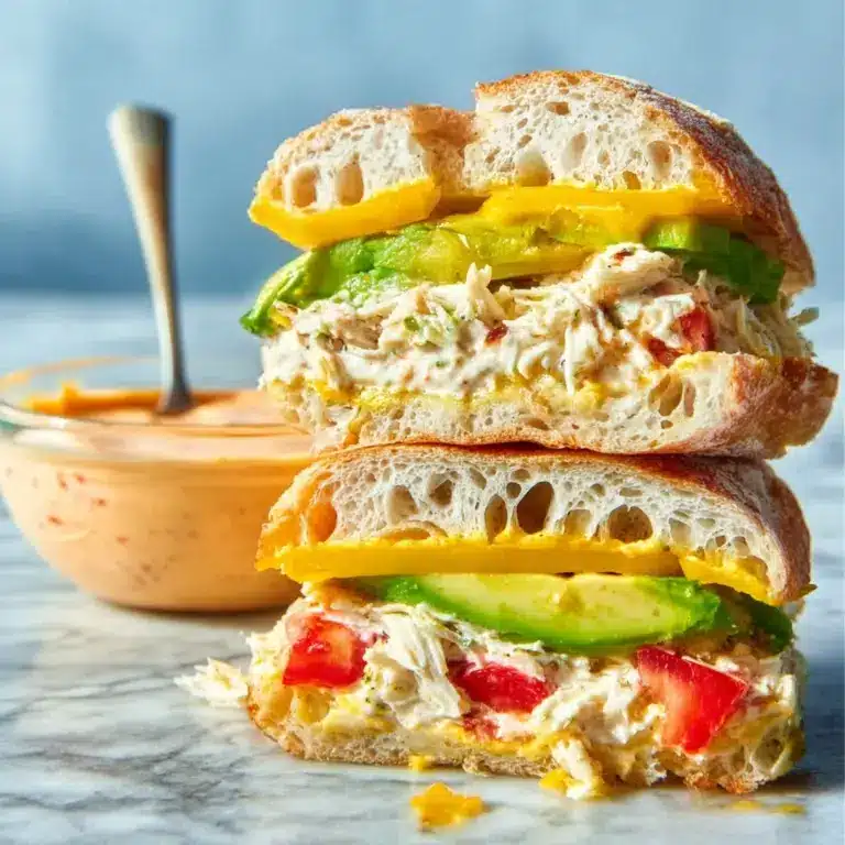 Chicken Avocado Melt Sandwich Recipe