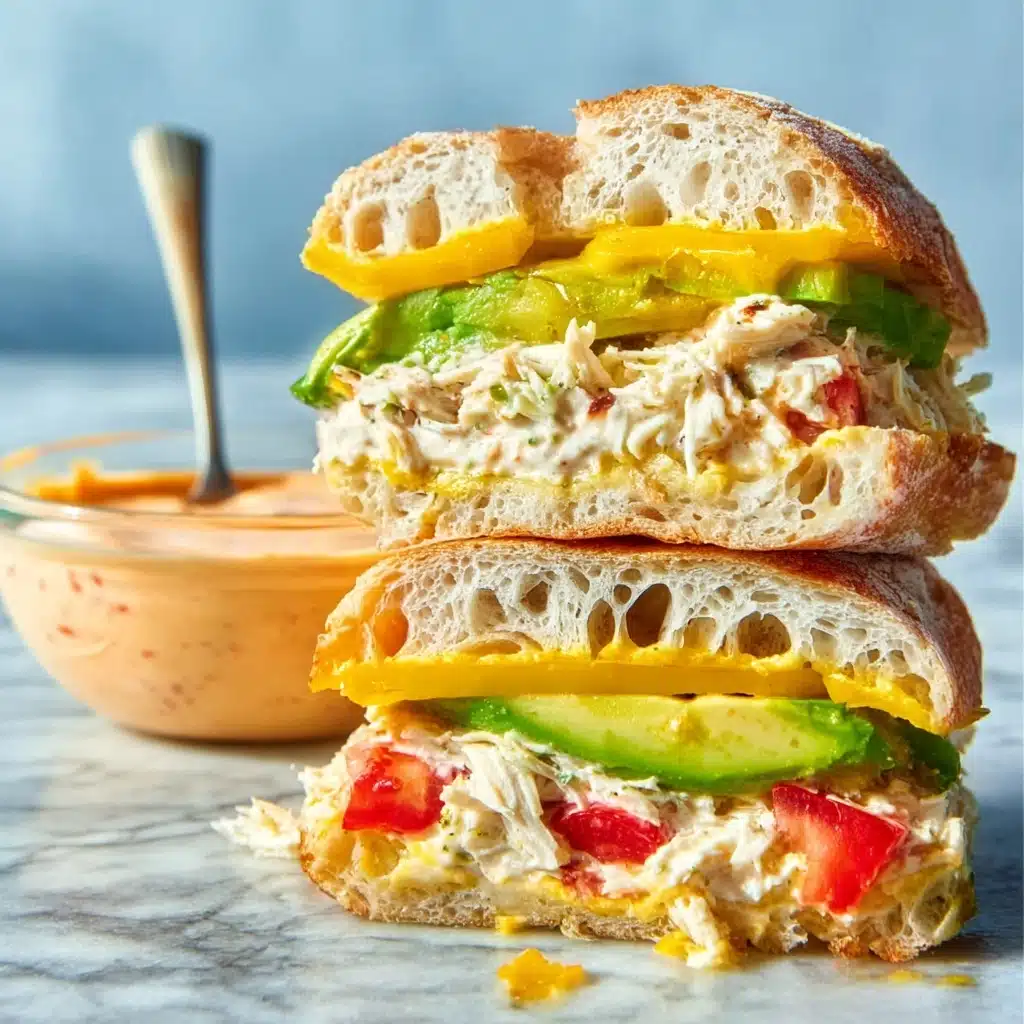 Chicken Avocado Melt Sandwich Recipe