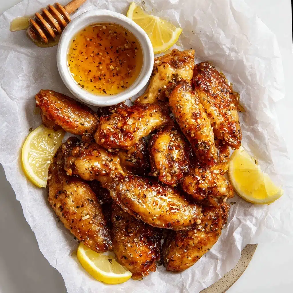 Honey Lemon Pepper Wings Recipe