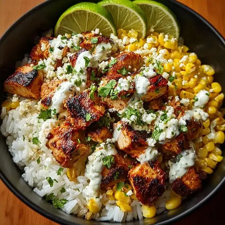 Street Corn Chicken Bowl Recipe