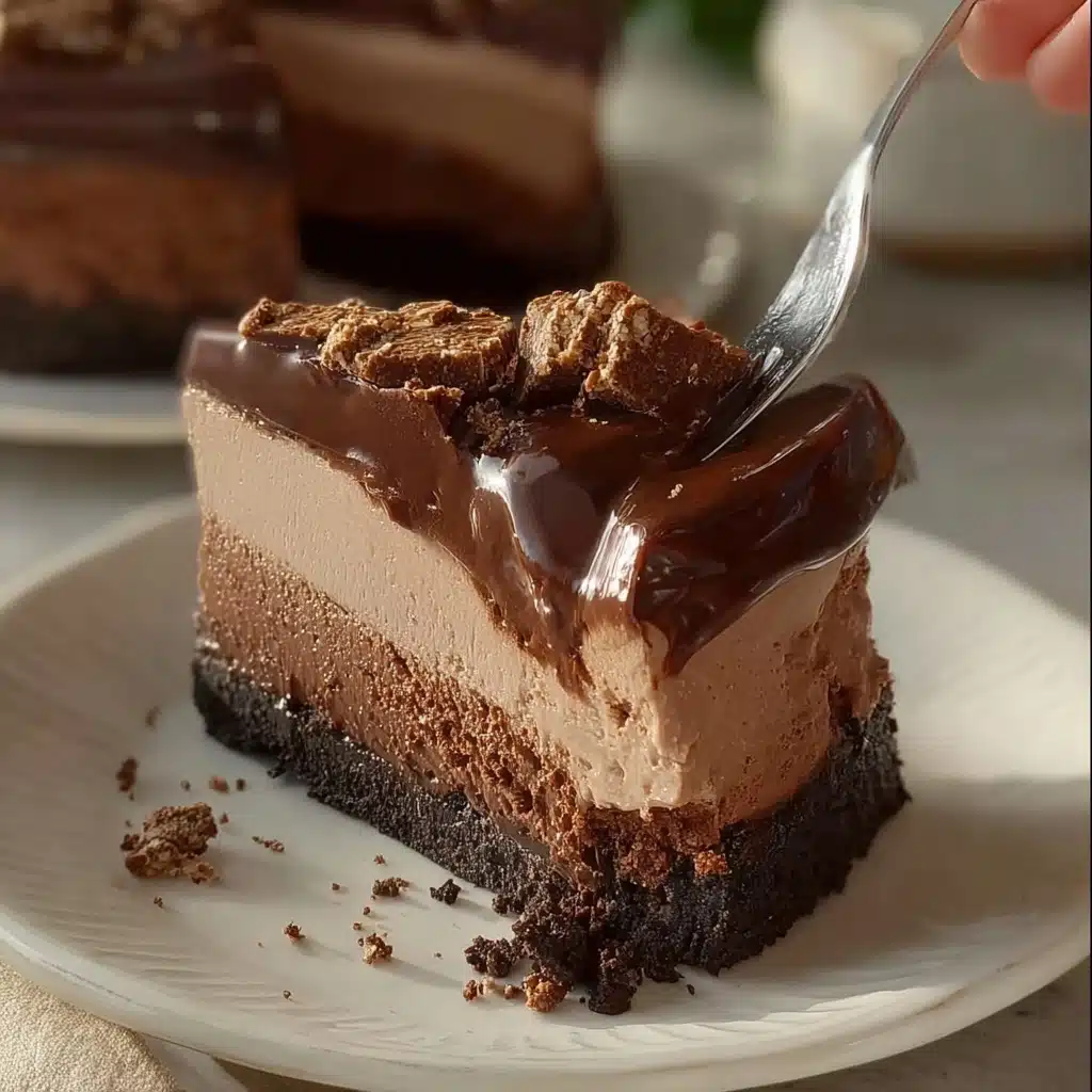 No bake creamy and easy Nutella cheesecake Recipe