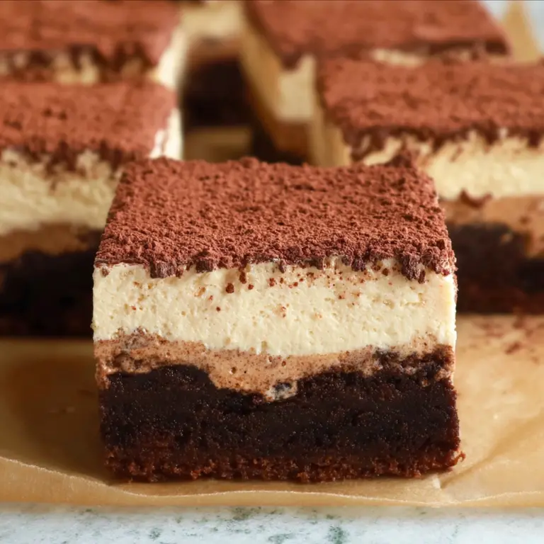 Tiramisu Brownies Recipe