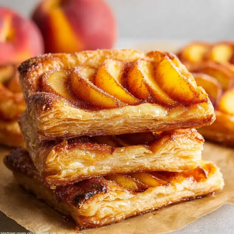 Peach and Cream Cheese Mini Tarts Recipe