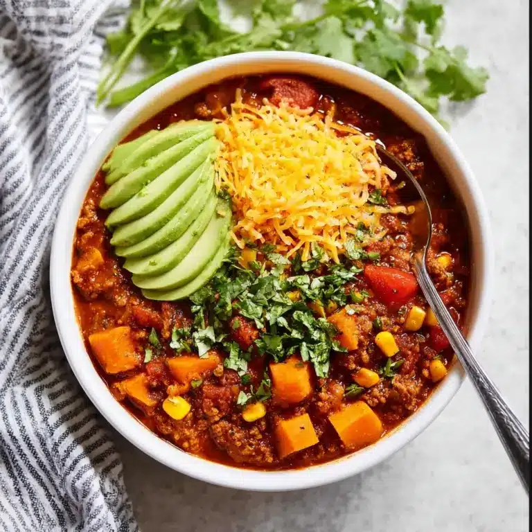 Turkey Sweet Potato Chili Recipe
