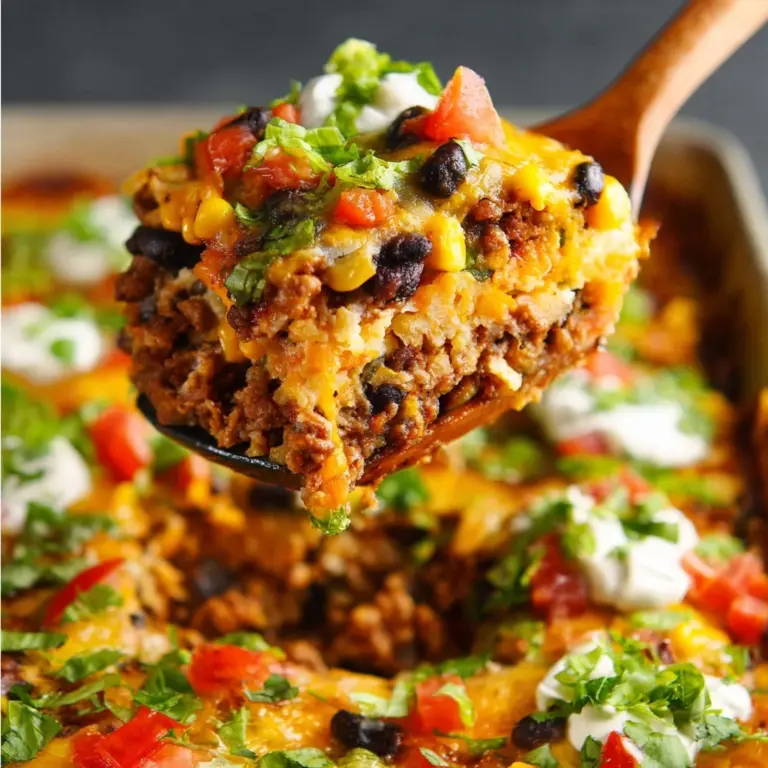 Easy Taco Bake Casserole Recipe