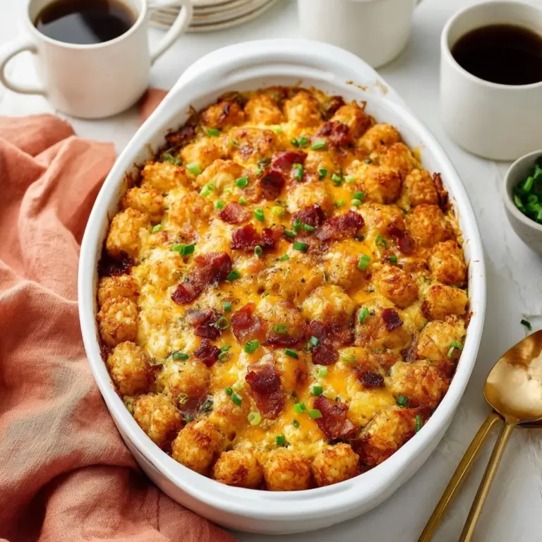 Tater Tot Breakfast Casserole (Make-Ahead Breakfast) Recipe