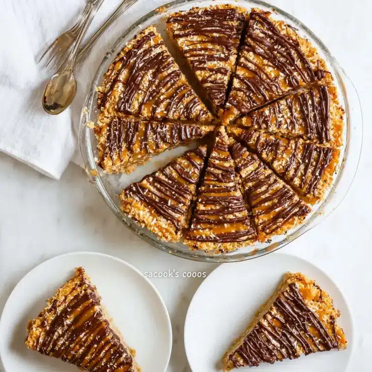 Samoas Cookie Pie Recipe