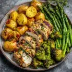 Sheet Pan Garlic Butter Chicken and Veggies Recipe