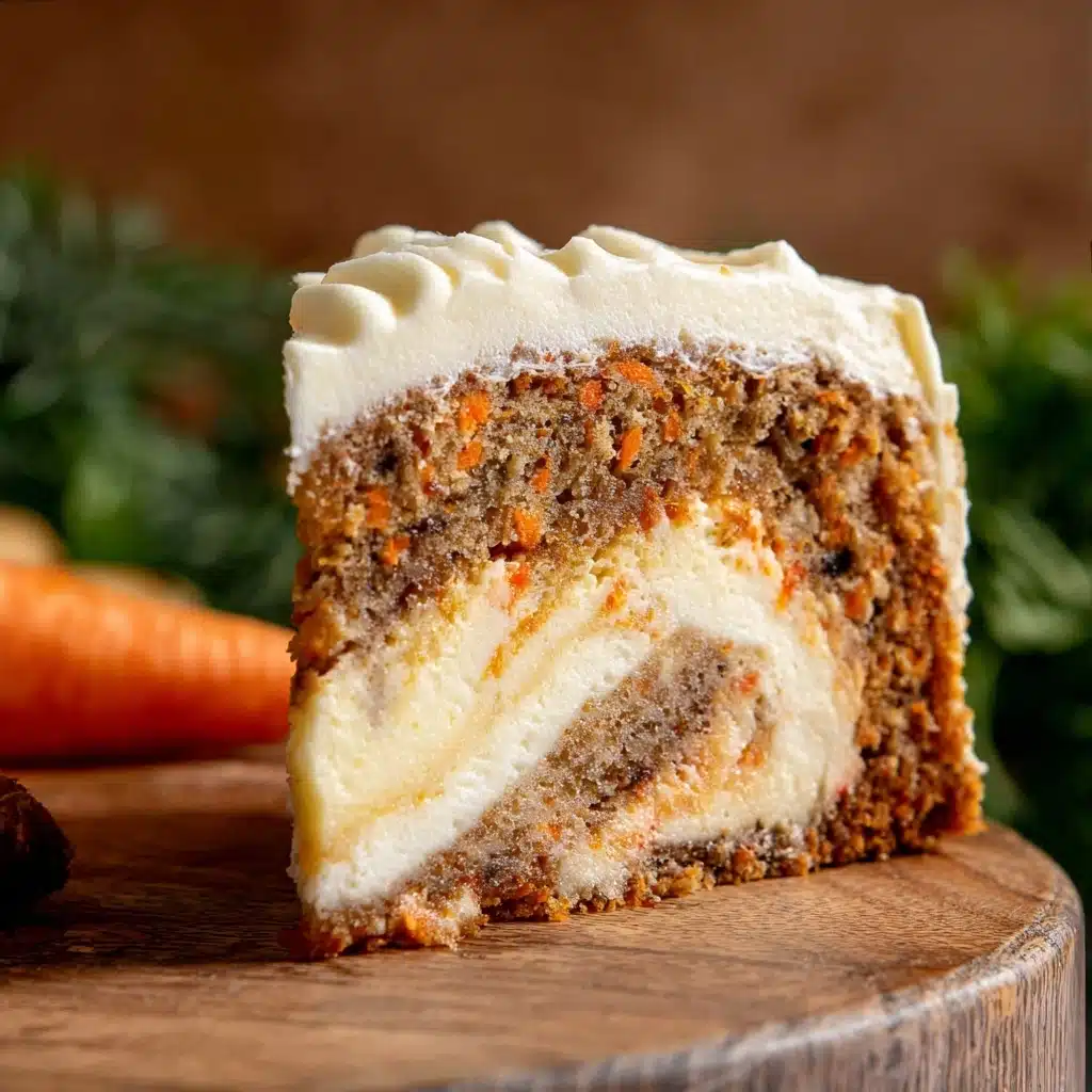 Carrot Cake Cheesecake Recipe - Recipe Image