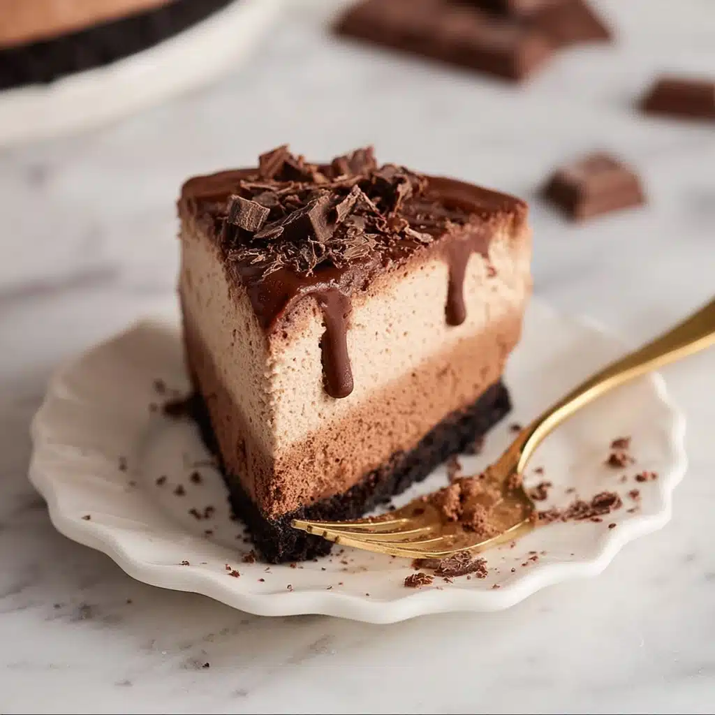 BEST No Bake Chocolate Cheesecake Recipe