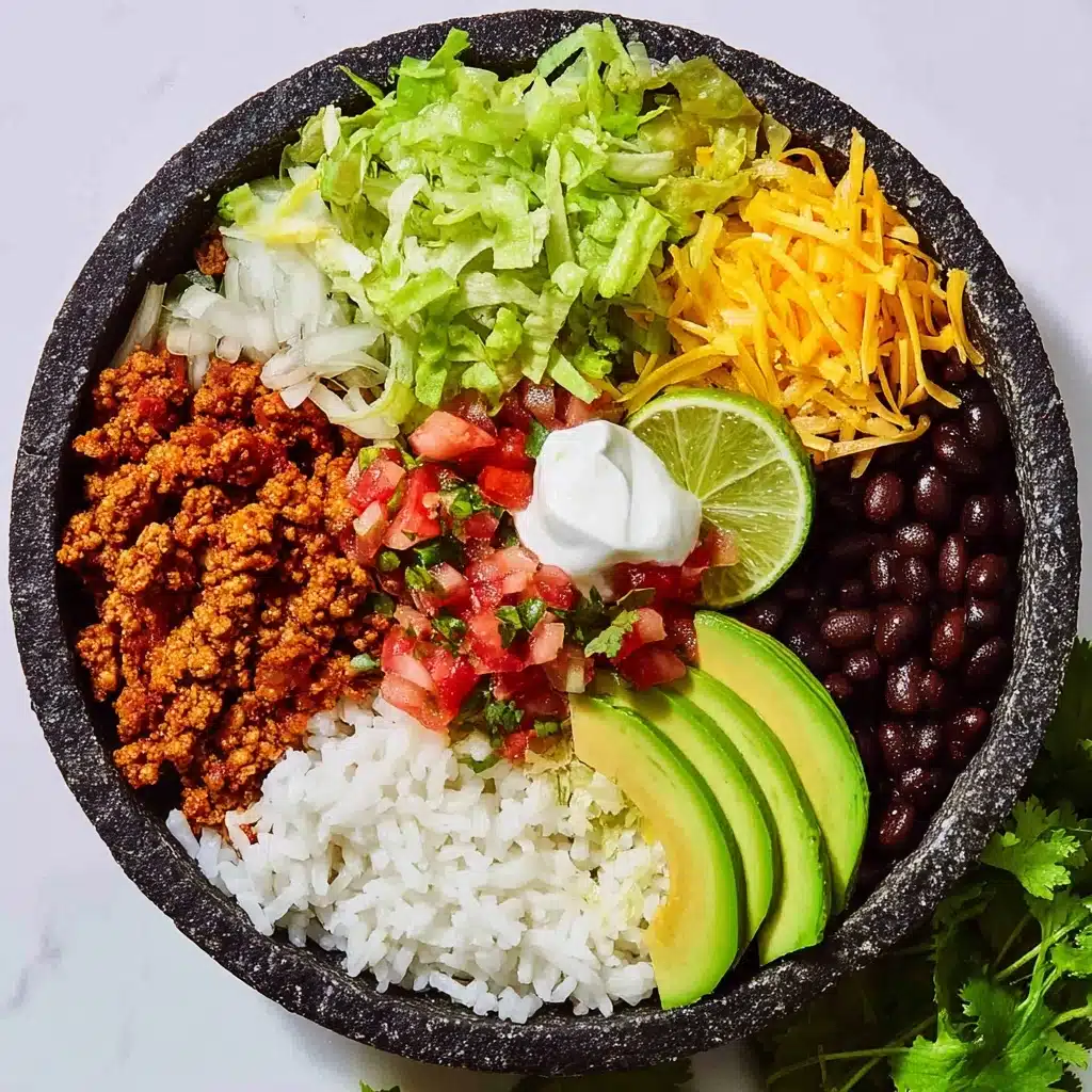 Healthy Turkey Taco Bowl That Works for Dinner or Meal Prep Recipe