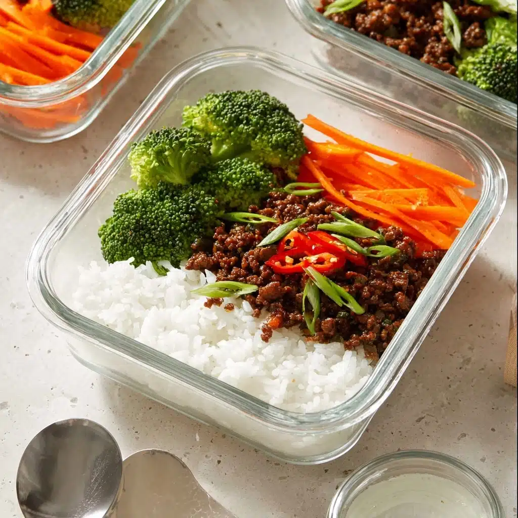 Firecracker Beef Meal Prep Bowls Recipe