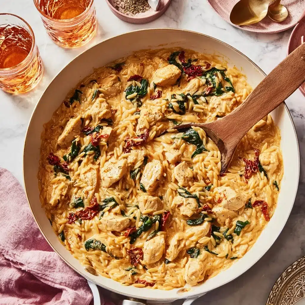 ONE PAN “MARRY ME” CHICKEN ORZO Recipe