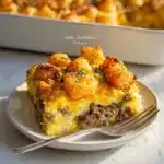 Tater Tot Sausage Breakfast Casserole Recipe