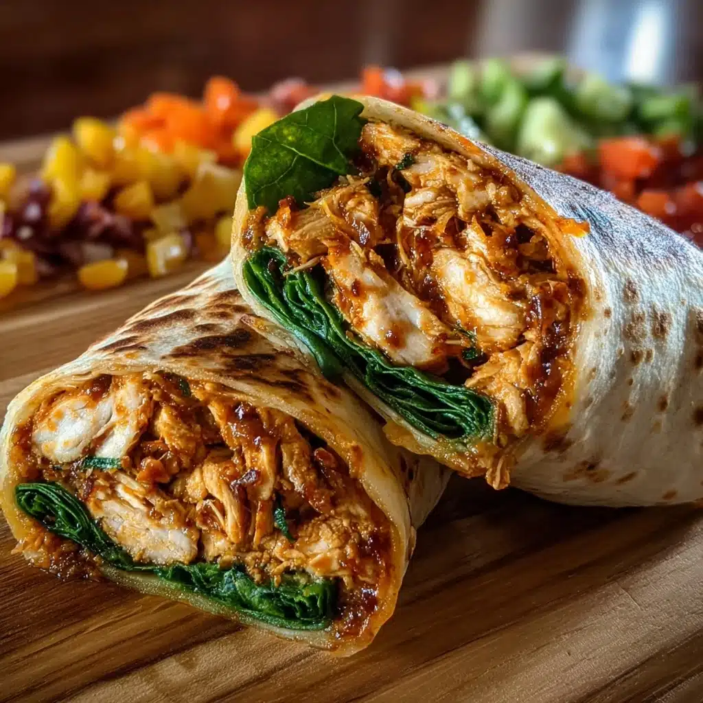 Sweet Chili Chicken Wraps Recipe - Recipe Image