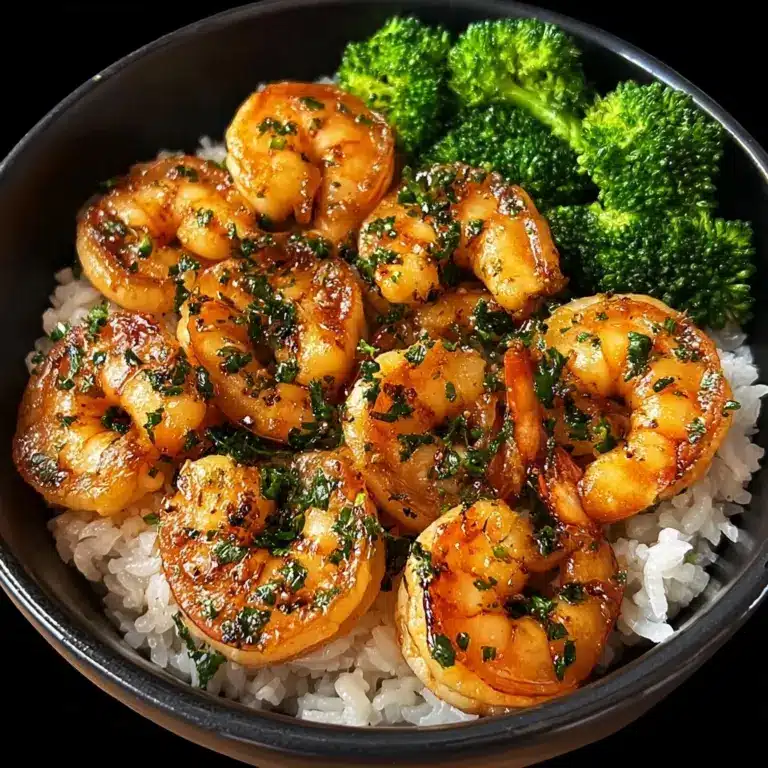 Honey Garlic Shrimp Bowls: A Quick Dinner Delight! Recipe