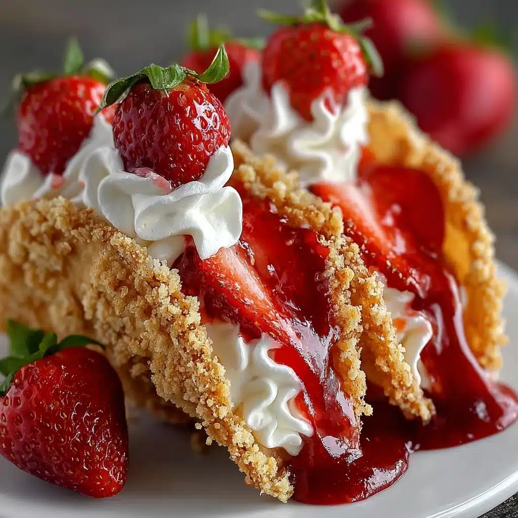 Strawberry Crunch Cheesecake Tacos Recipe - Recipe Image