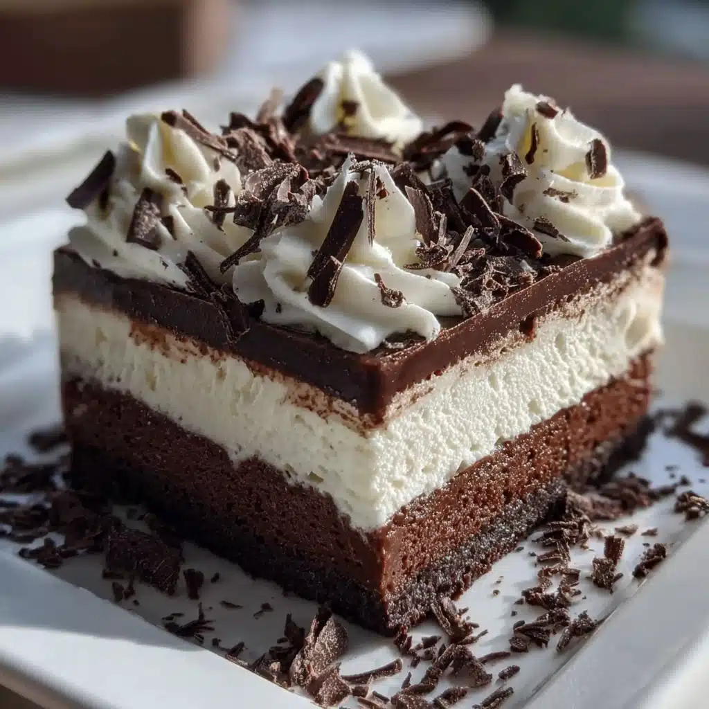 Brownie Refrigerator Cake Recipe - Recipe Image
