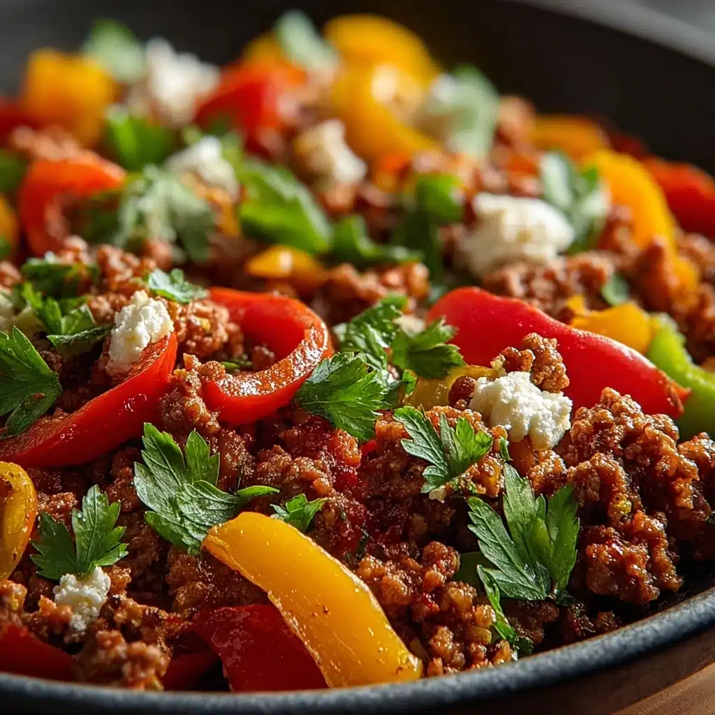 Ground Turkey and Peppers Stir-Fry Recipe - Recipe Image
