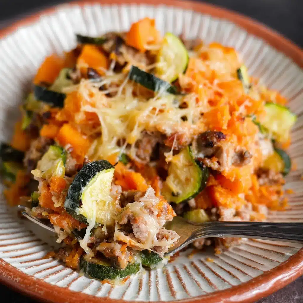 Ground Turkey Sweet Potato Bake Recipe