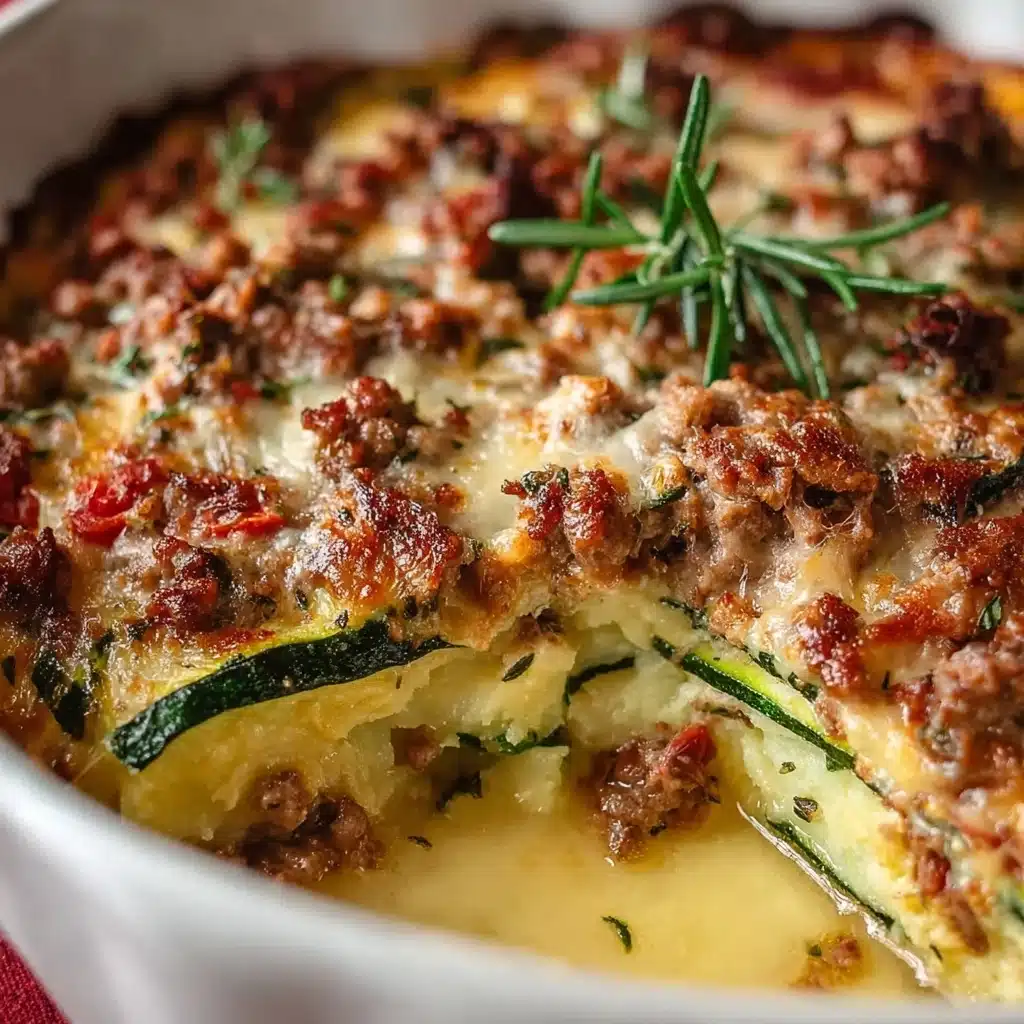 Ground Turkey Zucchini Casserole Recipe - Recipe Image
