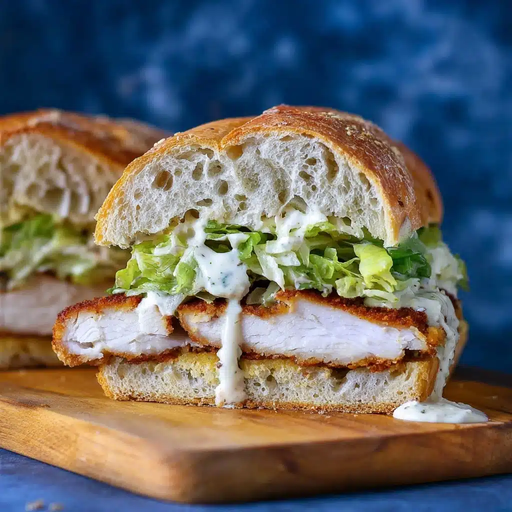Crispy Chicken Caesar Sandwich Recipe - Recipe Image