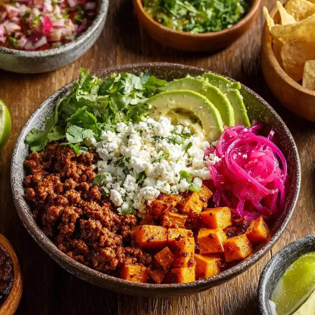 Ground Beef Hot Honey Bowl Recipe - Recipe Image