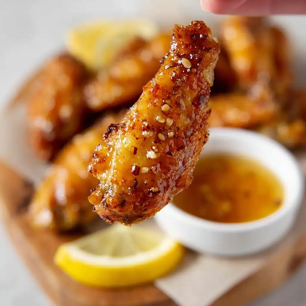 Honey Lemon Pepper Wings Recipe - Recipe Image