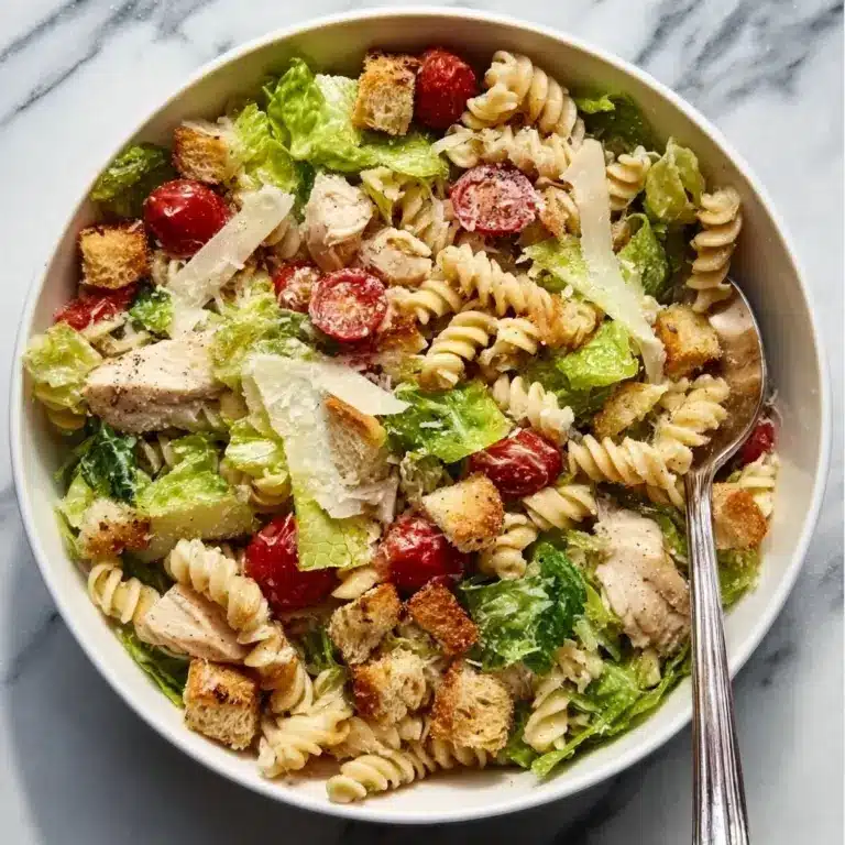 Chicken Caesar Pasta Salad Recipe