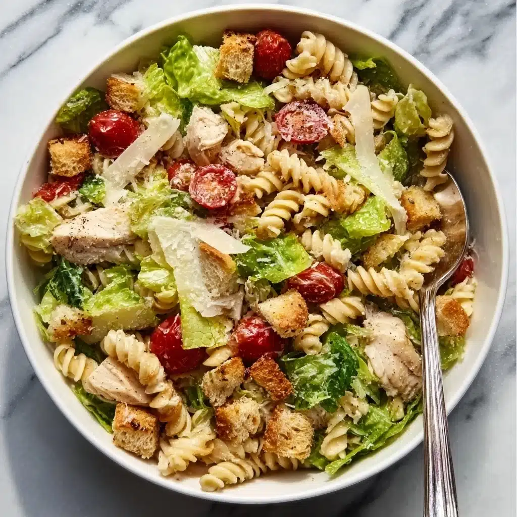 Chicken Caesar Pasta Salad Recipe