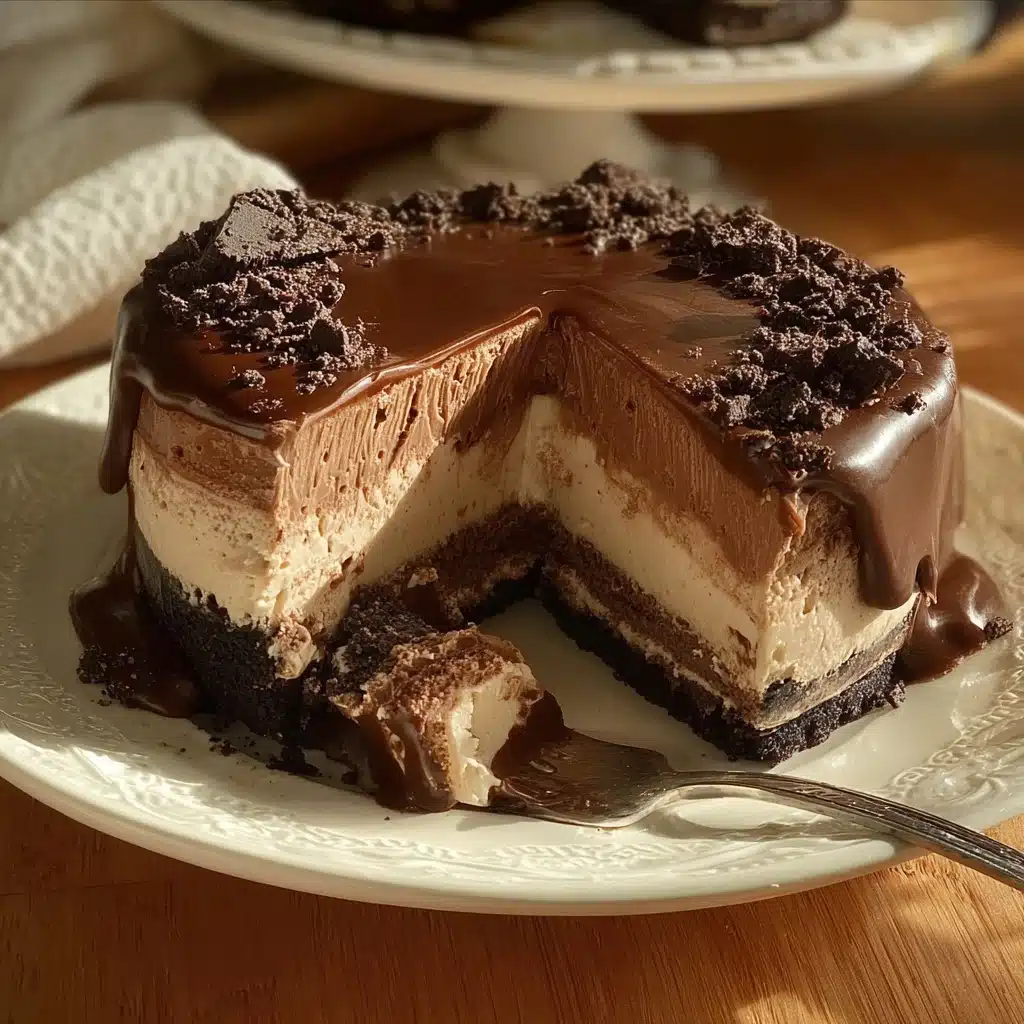 No bake creamy and easy Nutella cheesecake Recipe - Recipe Image