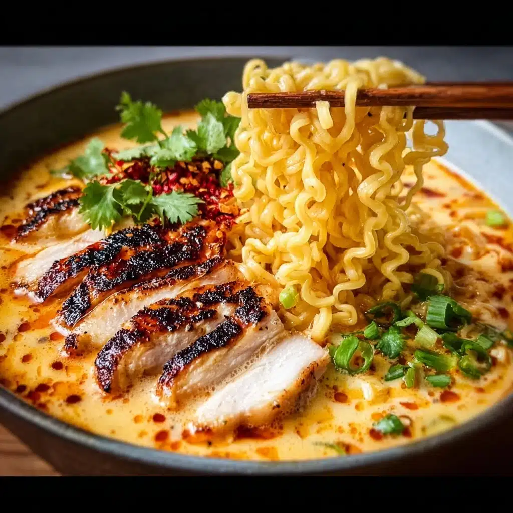 Fiery Chicken Ramen Recipe - Recipe Image