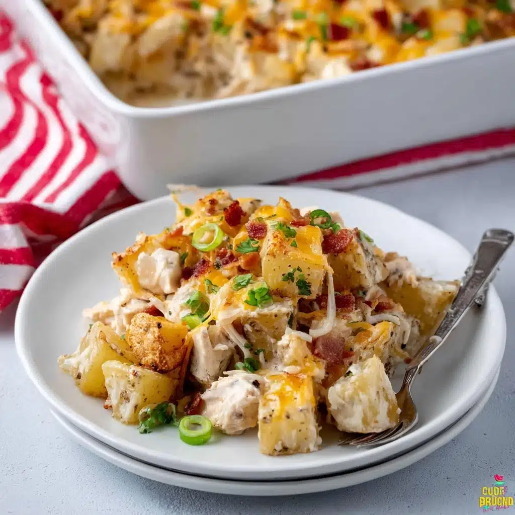 LOADED POTATO RANCH CHICKEN CASSEROLE Recipe - Recipe Image