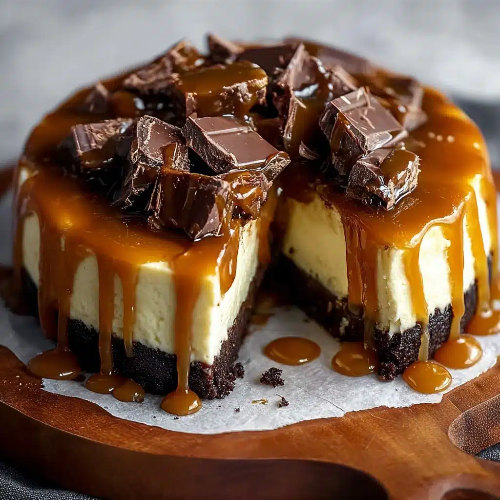 Caramel Brownie Cheesecake Recipe - Recipe Image