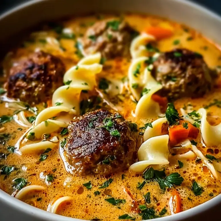 Creamy Italian Meatball Sou Recipe