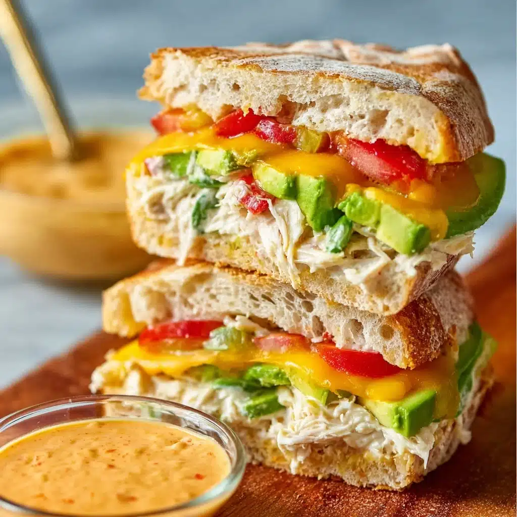 Chicken Avocado Melt Sandwich Recipe - Recipe Image