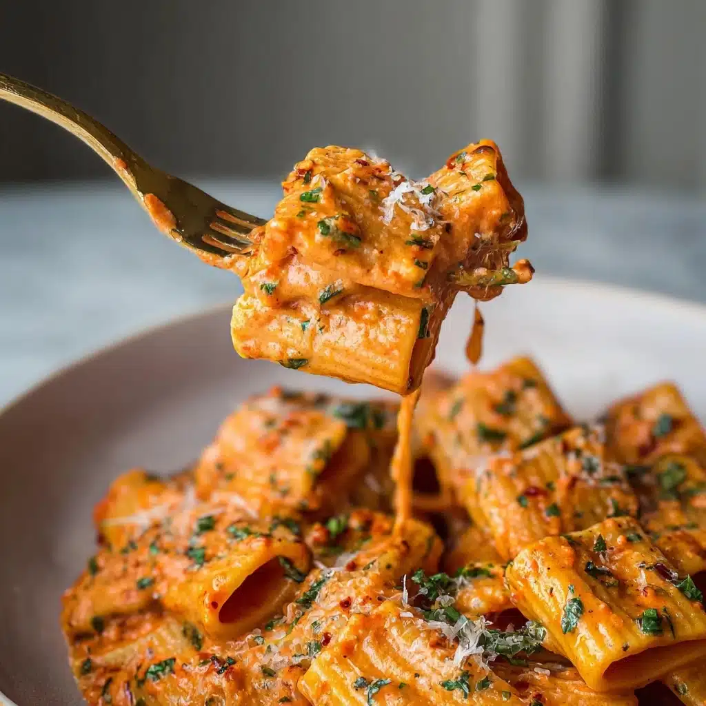 Easy and Creamy Tomato Garlic Pasta Recipe - Recipe Image