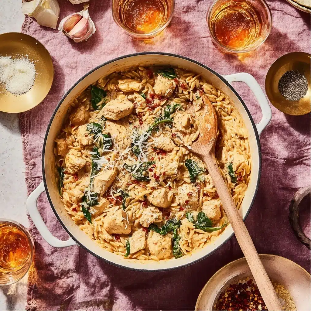 ONE PAN “MARRY ME” CHICKEN ORZO Recipe - Recipe Image