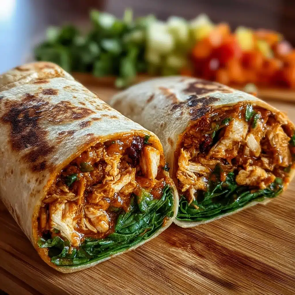Sweet Chili Chicken Wraps Recipe - Recipe Image
