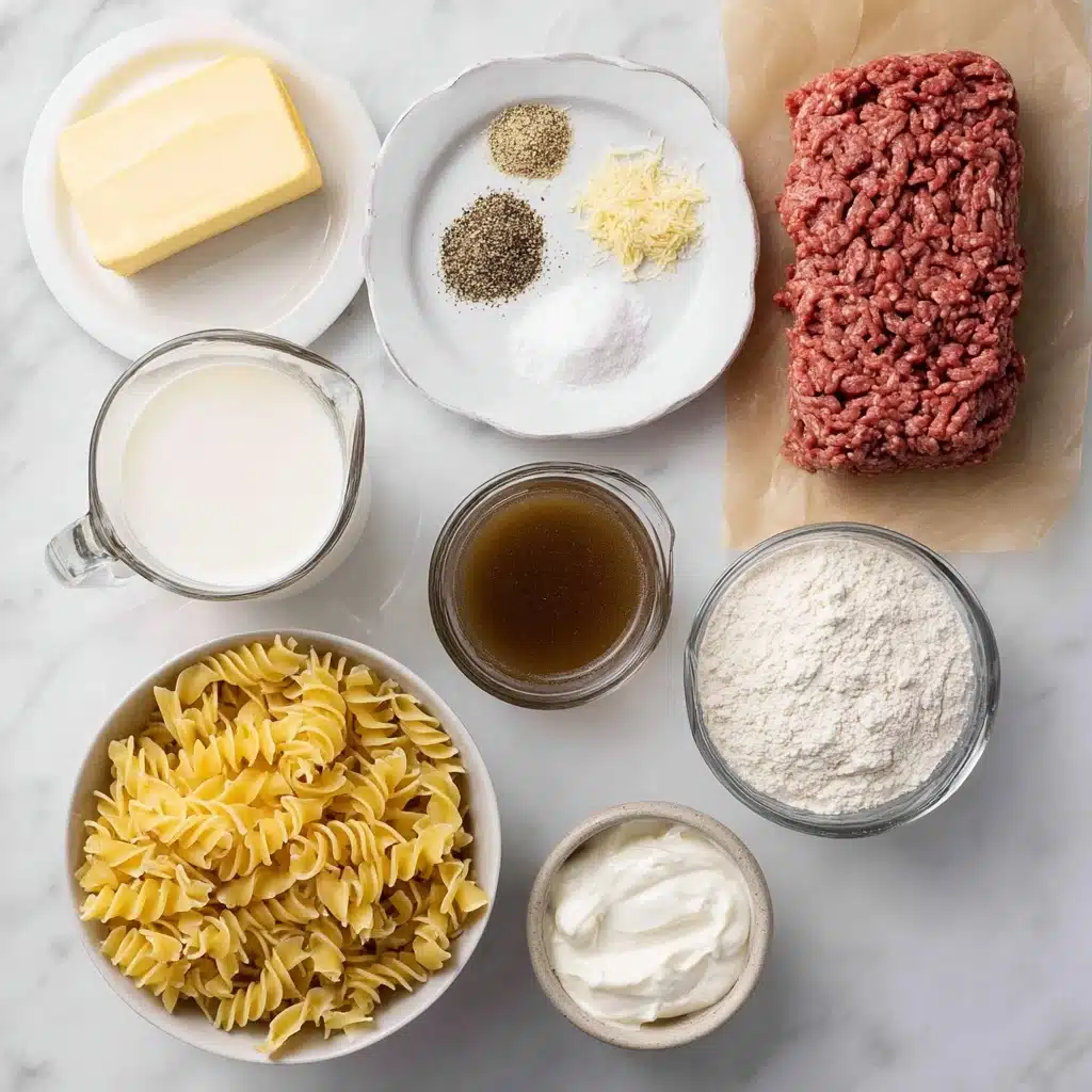 The Best Hamburger Stroganoff Recipe - Recipe Image