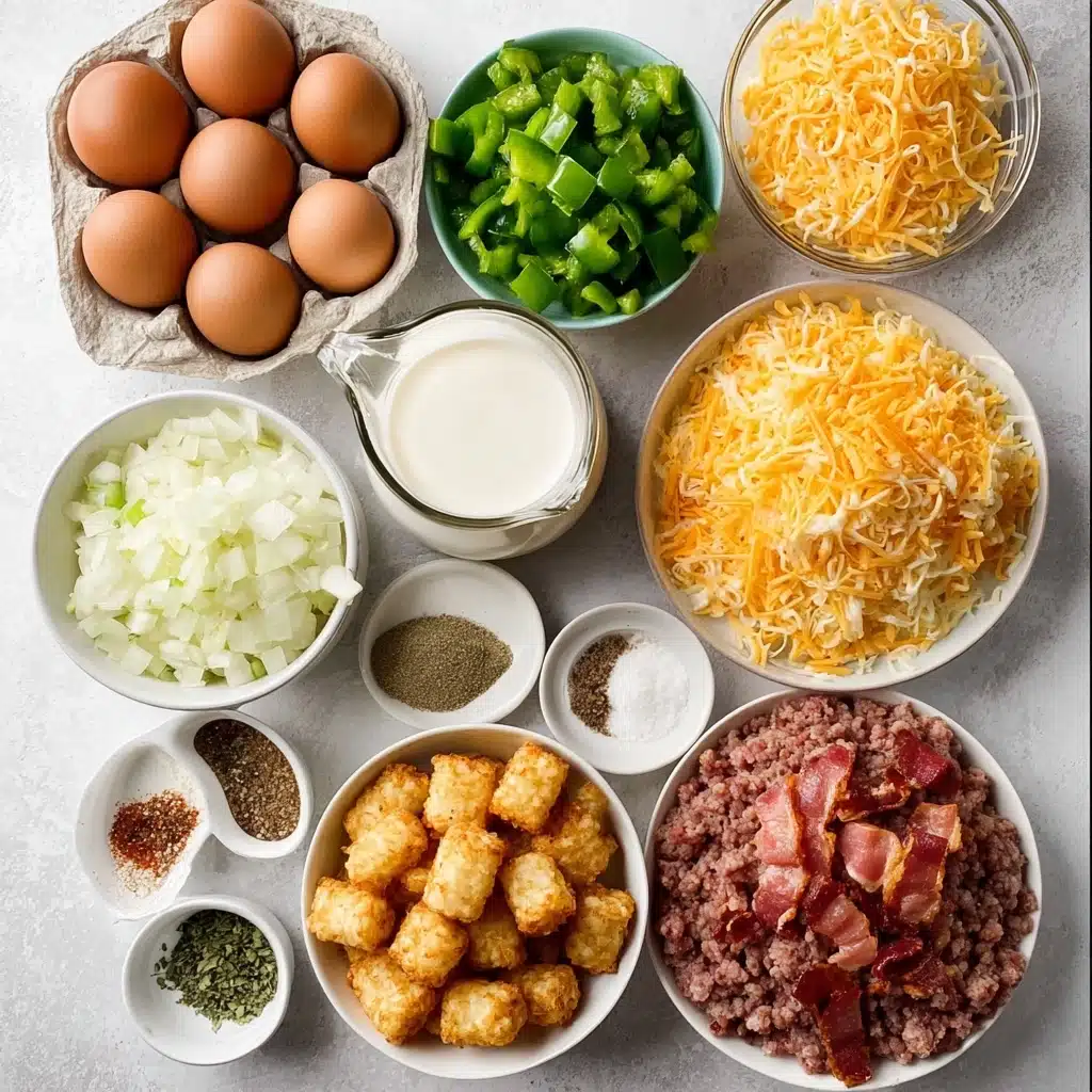 Tater Tot Breakfast Casserole (Make-Ahead Breakfast) Recipe - Recipe Image