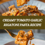 Easy and Creamy Tomato Garlic Pasta Recipe