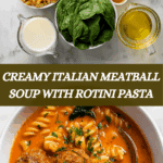 Creamy Italian Meatball Soup Recipe