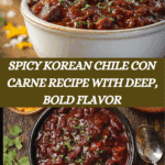Korean Chile Con Carne Recipe