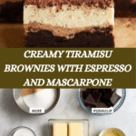 Tiramisu Brownies Recipe