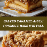 Salted Caramel Apple Crumble Bars Fall Treat Recipe
